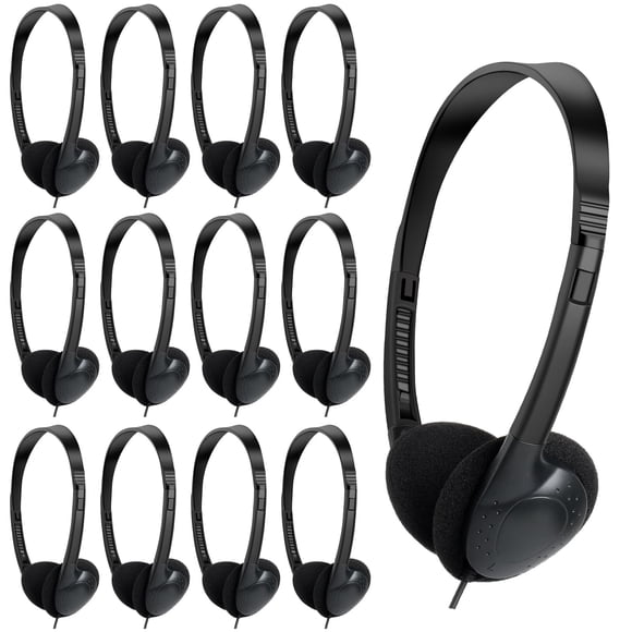 Audífonos YFSFQS 100 unidades con cable 3,5 mm negro