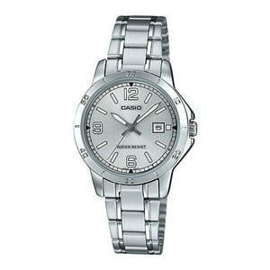 Reloj Analogo Plateado Casio Ltp-V004D-7B2