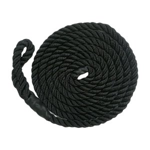 Ioensy - Línea De Guardabarros De Barco Protector De Muelle Marino Líneas De Parachoques De Barco Líneas De Barco 9.5Mmx2M Negro