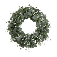 Magideal - Corona De Navidad Artificial Para Puerta Delantera, Corona De Eucalipto, Adornos Navideños, Corona De Otoño Para Exteriores, Ventana Interior, Pared, Estilo B