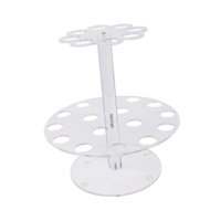 Magideal - Soporte De Acrílico Para Conos De Helado Y Cupcakes, Versátil, Resistente Y Crujiente, Soporte De Exhibición Para Cupcakes Con Forma De Rollo De Sushi