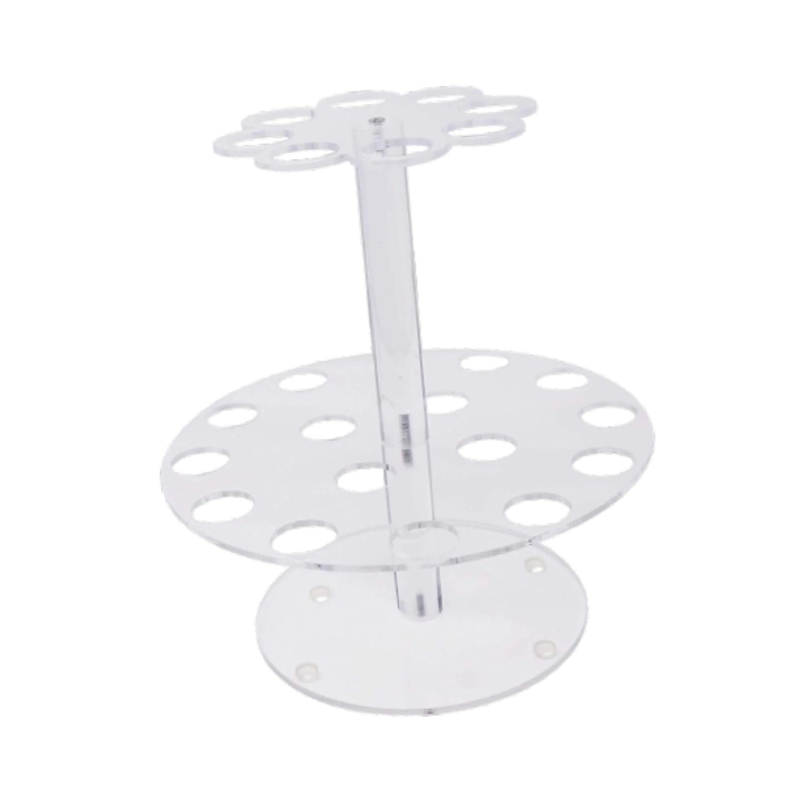 Magideal - Soporte De Acrílico Para Conos De Helado Y Cupcakes, Versátil, Resistente Y Crujiente, Soporte De Exhibición Para Cupcakes Con Forma De Rollo De Sushi