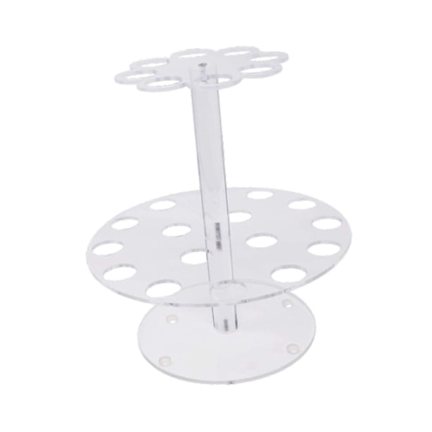 Soporte de acrílico para conos de helado y cupcakes, versátil, resistente y crujiente, soporte de exhibición para cupcakes con forma de rollo de sushi