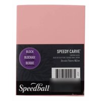 Speedball - Goma Para Grabado Speedy-Carve Rosada 7,5X10Cm