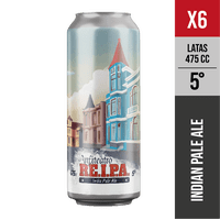 Anfiteatro - Pack X6 Re.I.P.A., 5° (Indian Pale Ale) - Cerveza Artesanal Valparaiso - 475 Ml