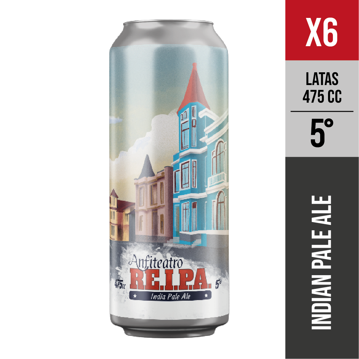 Anfiteatro - Pack X6 Re.I.P.A., 5° (Indian Pale Ale) -