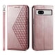 thumbnail image 4 of Funda Flip FOXDOCK para Google Pixel 7A , Estilo Billetera con Diseño Rombo, Correa de Mano y Soporte, Uso Diario, 4 of 6