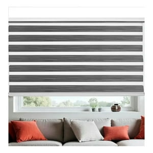 Cortina Roller Beiti Jaspeada Duo Zebra Día Noche 100X200Cm