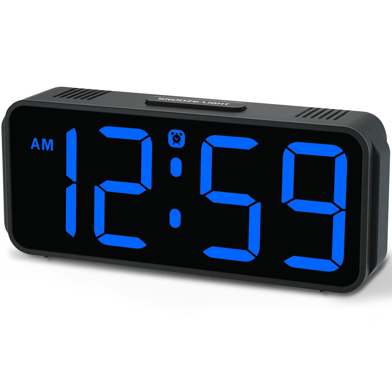 Reloj Despertador Digital Peakeep Para Dormitorio, De Mesa, Con Batería
