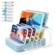 thumbnail image 1 of Estación De Carga De 5 Puertos Usb A Con 7 Cables Azul, 1 of 3