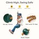 thumbnail image 2 of Disco de cuerda ajustable Tree Swing DECORLIFE para niños, 2 of 7