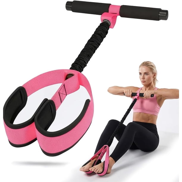 Banda resistencia pedal duradera entrenamiento cuerpo completo core abdominales piernas glúteos hogar
