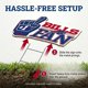 thumbnail image 5 of Cartel de jardín Proformance Home Buffalo Bills #1 fan, 5 of 8