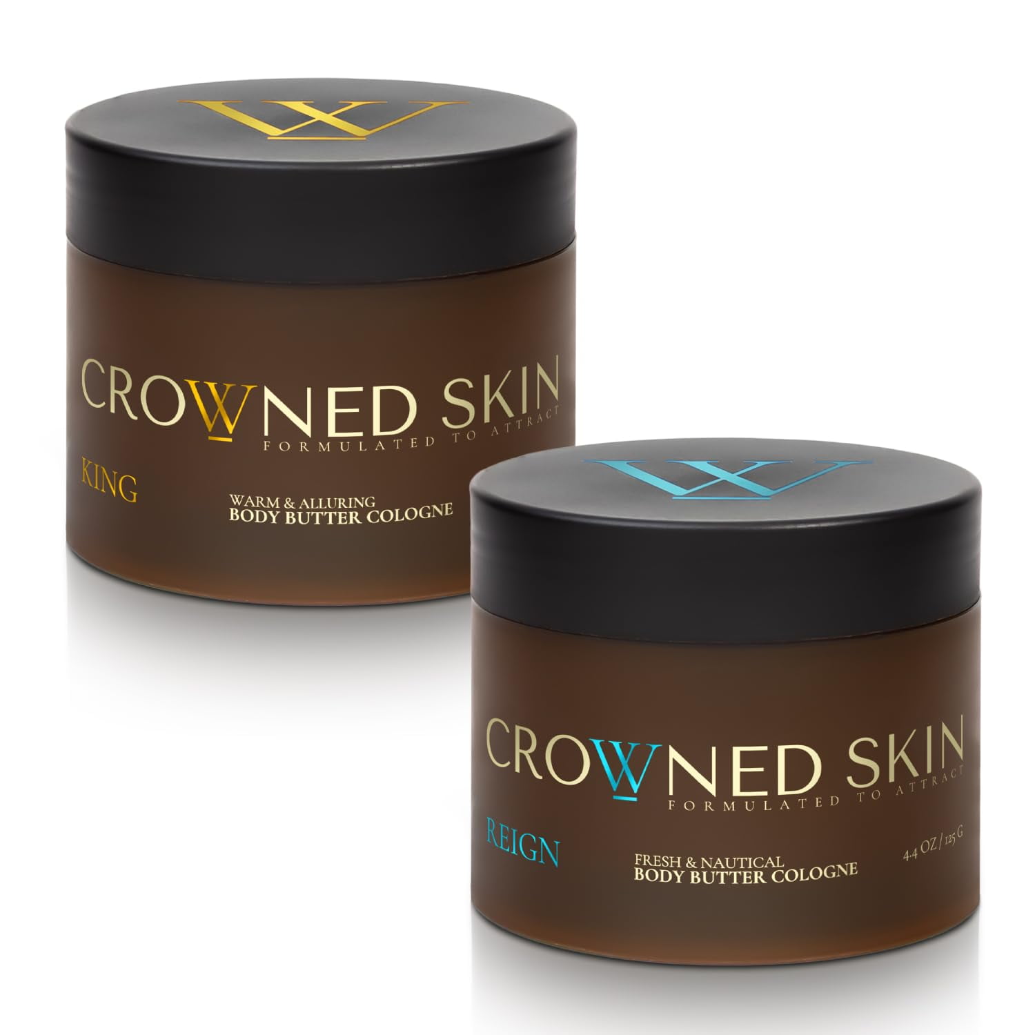 Paquete De Crema Corporal Y Colonia Crowned Skin King And Reign