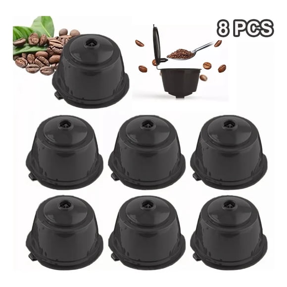 8 Cápsulas Filtro De Café Reutilizables Para Dolce Gusto