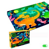 Vadell - Puzzle Infantil Luminoso 96 Piezas Dinosaurios