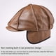 thumbnail image 4 of Gorra De Piel Para Hombre Negra Talla 59 60 Cm, 4 of 6