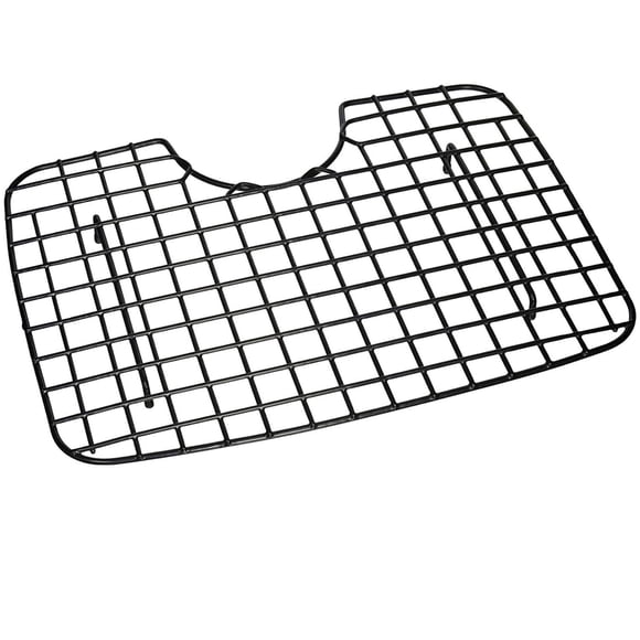 Protector de fregadero en forma de D Better Houseware, acero resistente, negro
