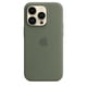 thumbnail image 2 of Funda de silicona para iPhone 14 Pro de Apple con MagSafe, color oliva, 2 of 6