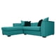 thumbnail image 2 of Seccional Valencia Chenille Tipo Lino Turquesa 3 Cuerpos, 2 of 4