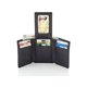 thumbnail image 3 of Monedero Stealth Mode de piel triple con bloqueo RFID negro para hombre, 3 of 9
