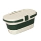 thumbnail image 5 of Cesta De Picnic Plegable Caja De Almacenamiento De Gran Capacidad Cesta De Almacenamiento Portátil Blanco Verde, 5 of 5
