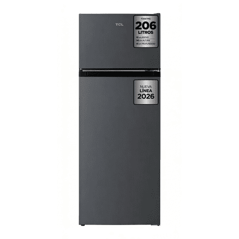 Tcl - Refrigerador Top Mount Frío Directo 206 Litros F206Tmg