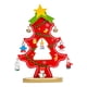 thumbnail image 2 of Decoración de mesa de de Navidad de madera, centro de mesa, artesanías hechas a mano, decoración navideña para estantería, gabinete, escritorio rojo, 2 of 5