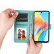 thumbnail image 5 of Funda tipo cartera FOXDOCK para OPPO A58 4G , diseño girasol en relieve, cuero PU, cierre magnético, soporte y tarjetero, 5 of 5