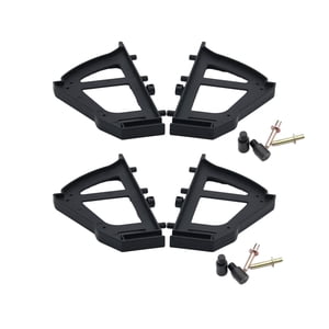 Bothyi - 4X Bisagras Para Zapatero, Dormitorio, Sala De Estar, Muebles Para El Hogar, Zapatos, Bisagra Para Cajón, Negro