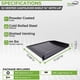 thumbnail image 4 of Estante Cantilever NavePoint para servidores, ventilado, 19 pulgadas, 1 U, 35 cm, negro, 4 of 4