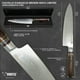 thumbnail image 2 of Cuchillo Damascus Brown Pakka Limited, 2 of 3