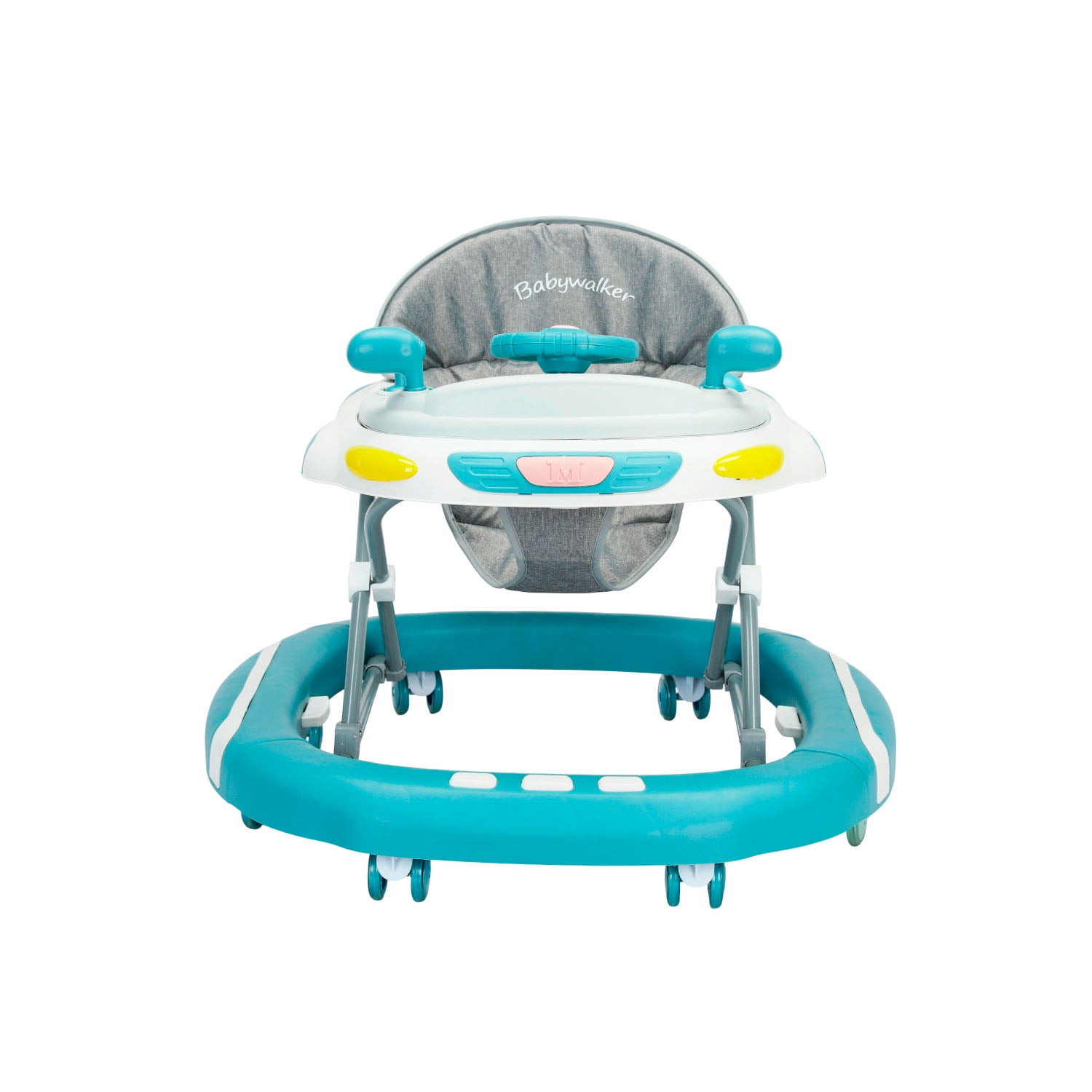 Mundo Online - Andador Caminadora Plegable Folding Bebe Anticaida Musical Celeste