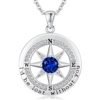 Collar Heshpaws Compass S925 Plata