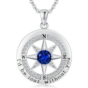 Collar Heshpaws Compass S925 Plata
