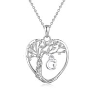 Collar Heshpaws 925 Sterling Silver Eternal Tree Of Life