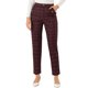 thumbnail image 1 of INSPIRE CHIC Pantalones de Tartán a Cuadros para Mujer de Regreso a Clases, Cintura Alta Elástica, Rectos y Largos, 3XL Burdeos, 1 of 7