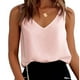 thumbnail image 1 of Camisola de seda con tirantes para mujer, sexy, de satén, antideslizante, suave, para mujer, 1 of 5