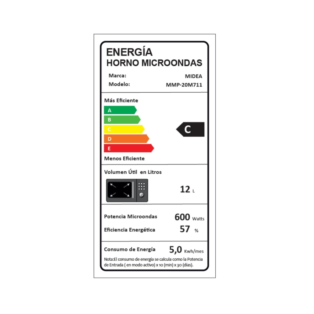 Microondas MMP-20M711 20 Litros Negro, foto 2