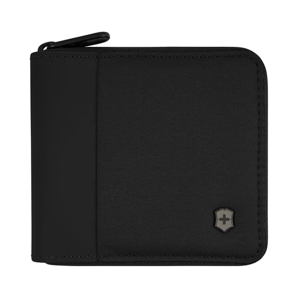 Billetera Zip-Around con protección RFID Negro Victorinox