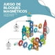 thumbnail image 3 of Juego De Bloques Magnéticos Construcción 74 Piezas STEM, 3 of 8
