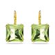 thumbnail image 1 of Pendiente Swarovski Millenia de Cristal Verde con Tono Dorado, 1 of 5