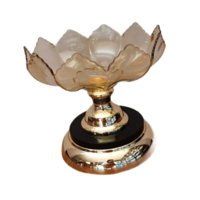Magideal - Plato De Frutas Con Pedestal Y Base, Cuenco Para Dulces, Bandeja Decorativa Para Servir, Soporte De Exhibición Para Magdalenas Para Cocina, Restaurant Oro