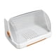 thumbnail image 4 of Estante Para Secar Botellas, Cuenco, Bandeja Para Secar Platos, Decorativa Con Tapa, Soporte Para Secador De Tazas, M, Blanco, 4 of 5