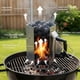 thumbnail image 5 of Iniciador de Carbón Hexagonal de Acero Inoxidable Premium con Manijas Ergonómicas – Encendido Rápido para Parrilla y Barbacoa, 5 of 9
