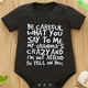 thumbnail image 1 of Newborn Infant Short Sleeve Romper "BE CAREFUL" Print Crew Neck Bodysuit Onesies For Baby Girls Toddler Summer Clothes, 1 of 5