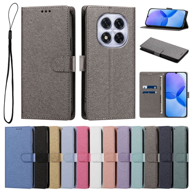 Cartera para Xiaomi Redmi Note 14 Pro 5G con Bolsillo de Tarjetas, Gris
