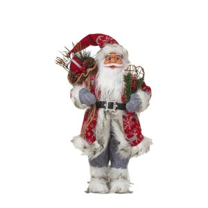 Bothyi - Decoración Navideña De Mesa, Figura De Papá Noel Para Vacaciones, Interior Y Exterior, 45Cm