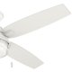 thumbnail image 3 of Ventilador de techo Hunter Ocala de 52 pulgadas, blanco rústico, LED de 4 aspas, 3 of 8