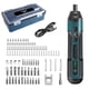 thumbnail image 1 of Juego De Destornilladores Eléctricos Azules Con 105 Piezas, Luz LED, Herramienta De Destornillador De Mango Recto Inalámbrico De 3,6 V Para Mantenimiento Y Reparación De Proyectos Domésticos, 1 of 7